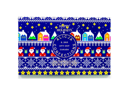 Happy Holidays Milk Postcard Chocolate Bar