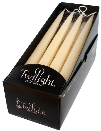 Ivory Danish Taper Candle | 12 Pack
