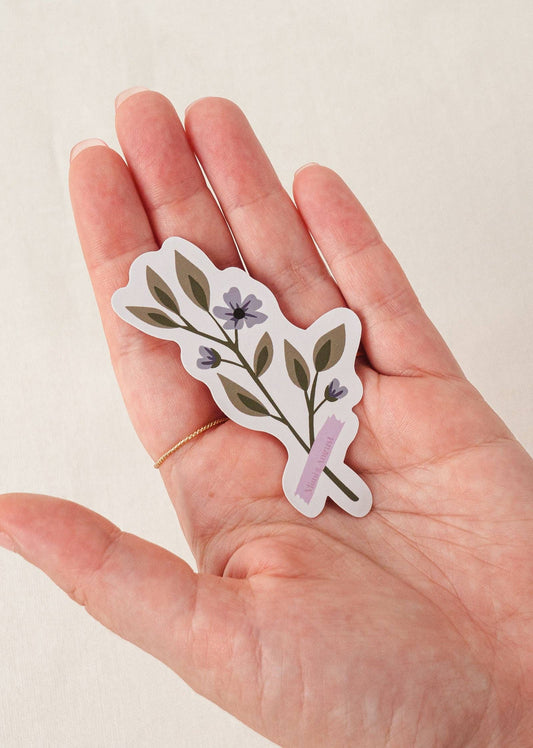 Balloon Flower - Vinyl Sticker