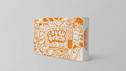 Couch Potato Milk Postcard Chocolate Bar
