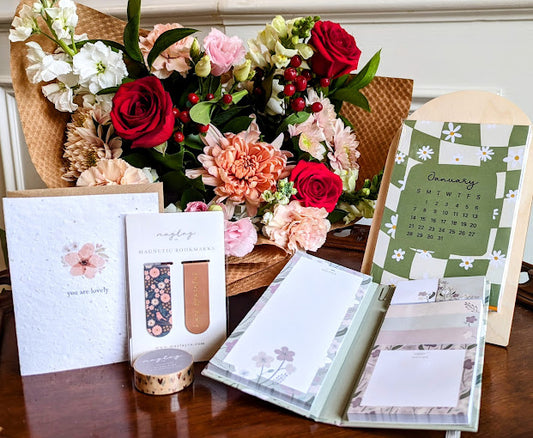 Gift Package - "Blooms & Love Notes"