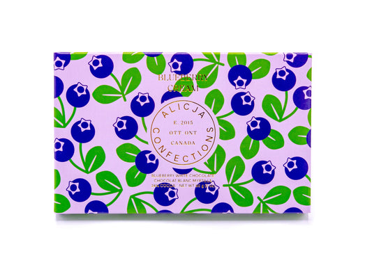 Blueberry Cream White Chocolate Bar