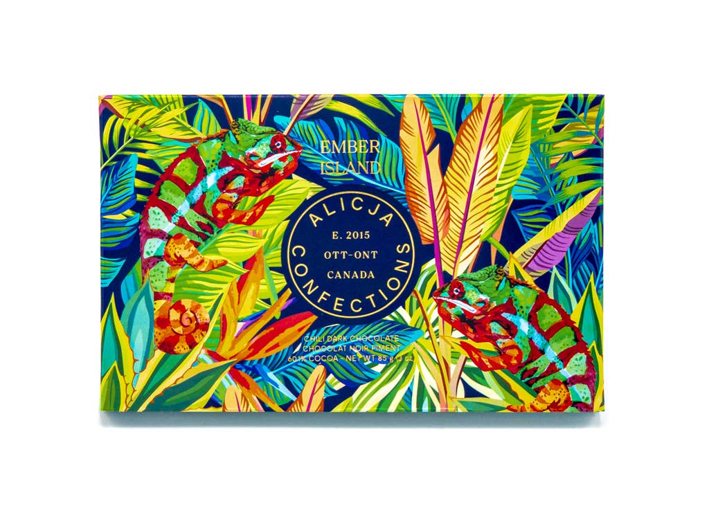 Ember Island Vegan Dark Postcard Chocolate Bar