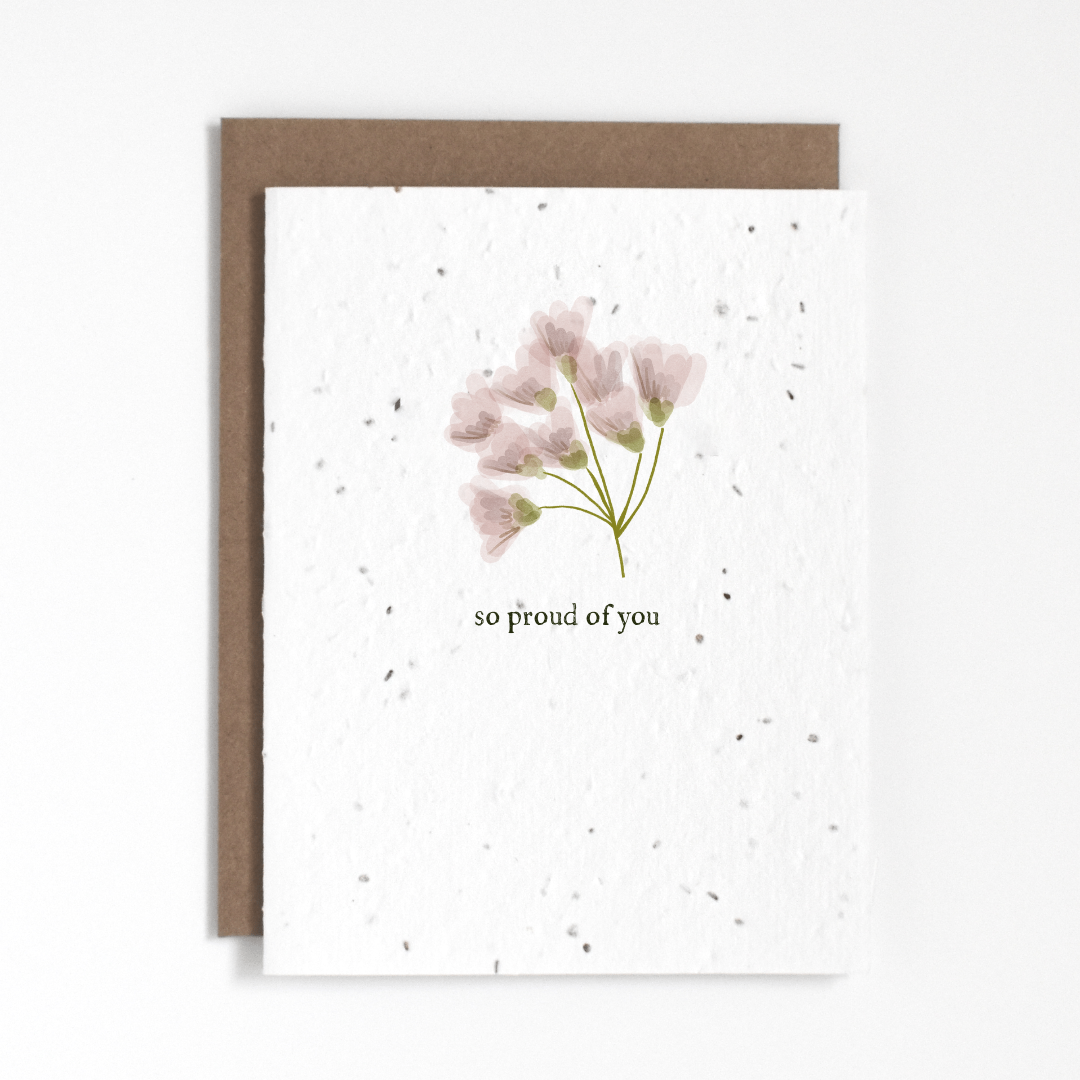 Plantable Card - So Proud Of You