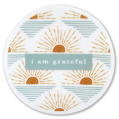 Sunrise Gratitude Clear Sticker