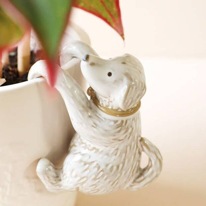 Ceramic Dog Planter Hanger